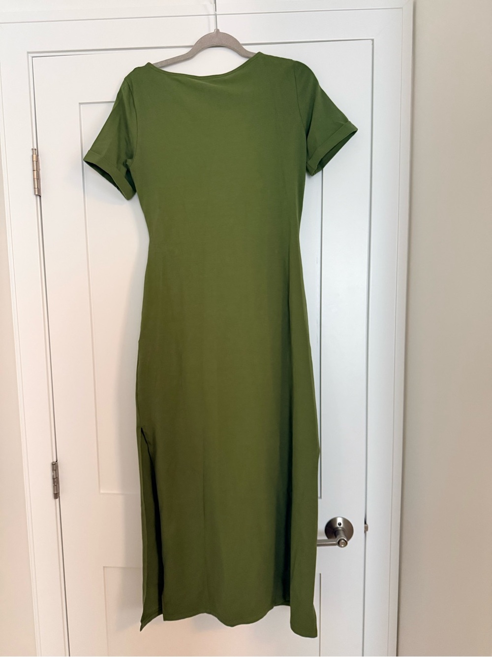 Sezane Pippa Dress - lime green - Medium - Picture 3 of 6